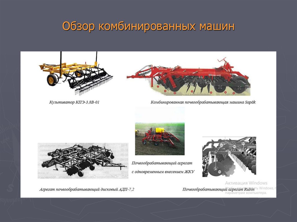 Обзор комбинированных машин