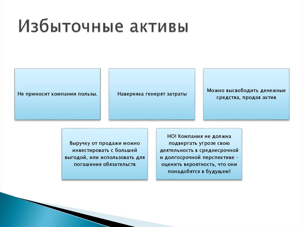 Избыточные активы