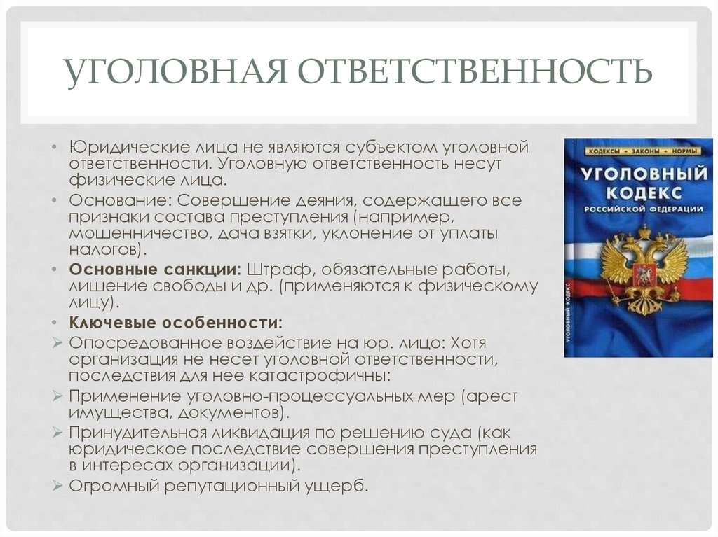 Уголовная ответственность