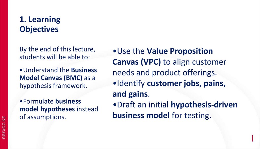 1. Learning Objectives