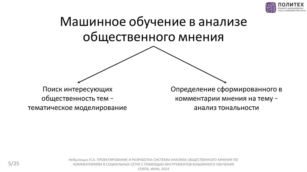 Машинное обучение в анализе общественного мнения