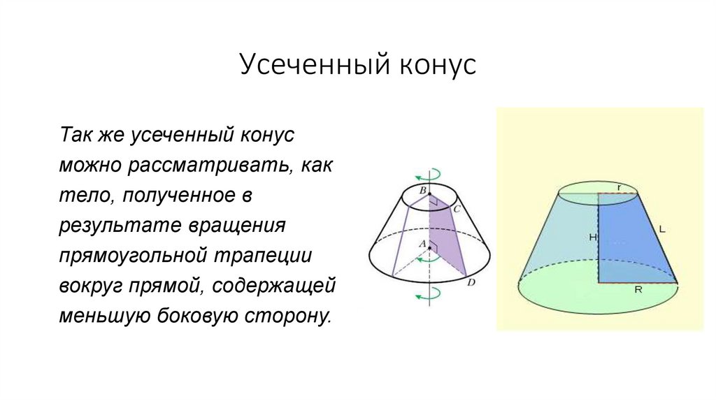 Усеченный конус