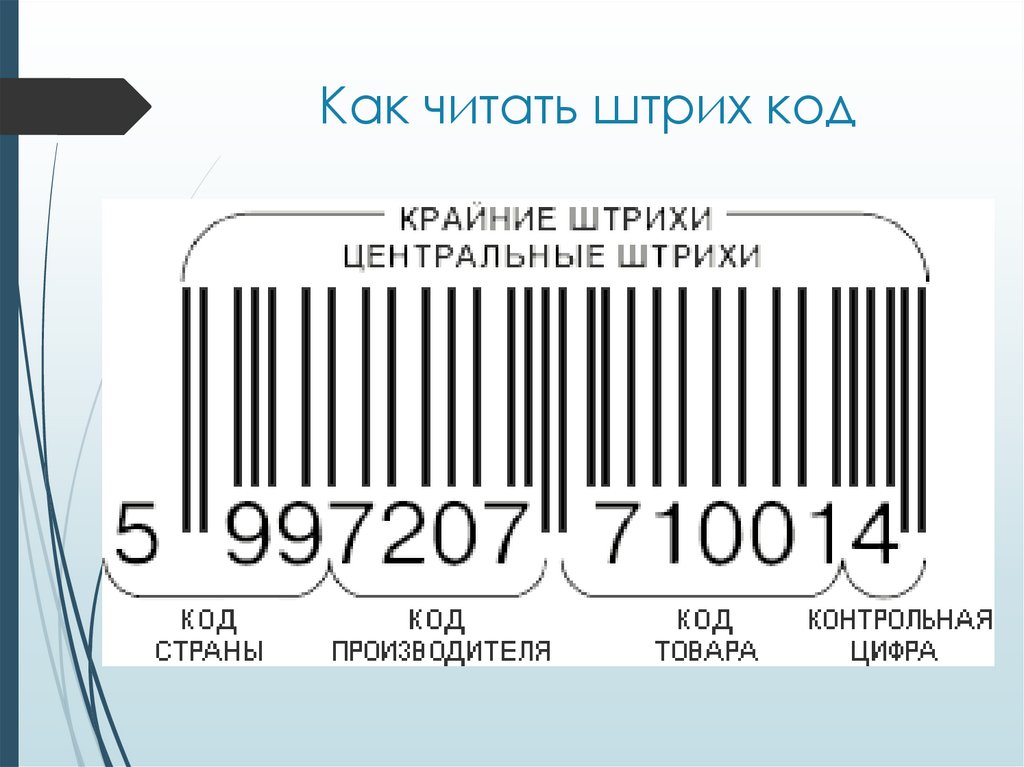 Как читать штрих код