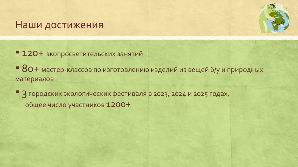 Наши достижения