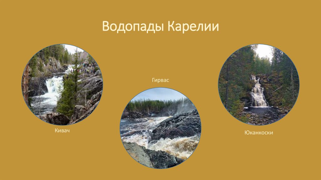 Водопады Карелии