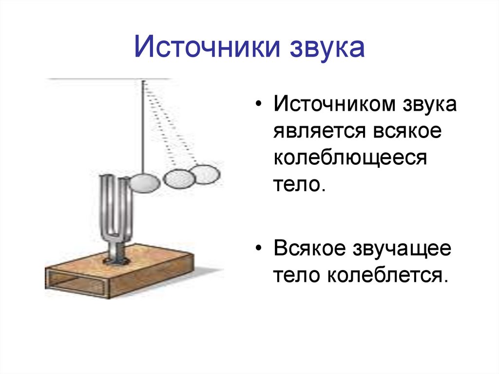 Источники звука