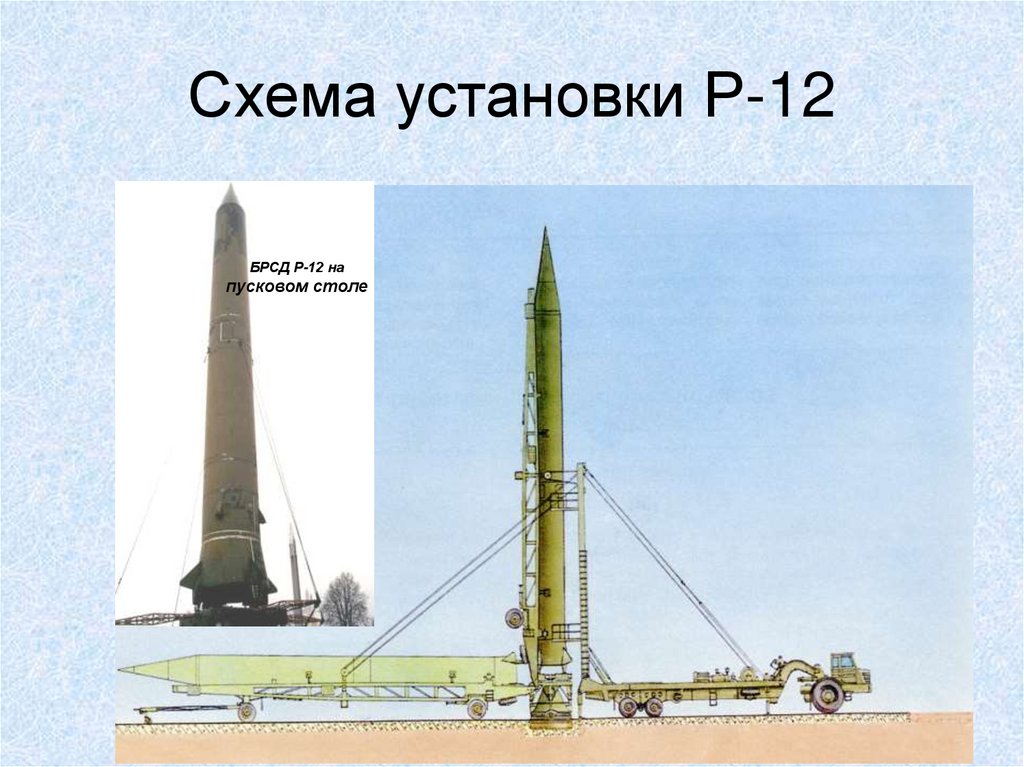 Схема установки Р-12