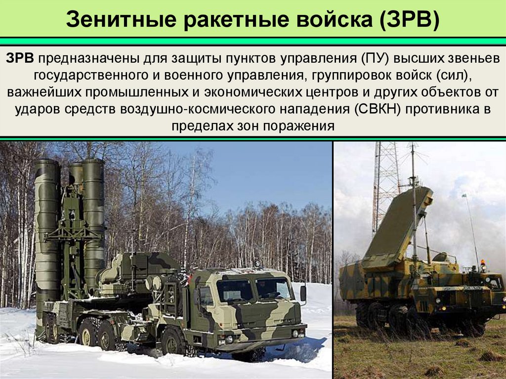 Зенитные ракетные войска (ЗРВ)