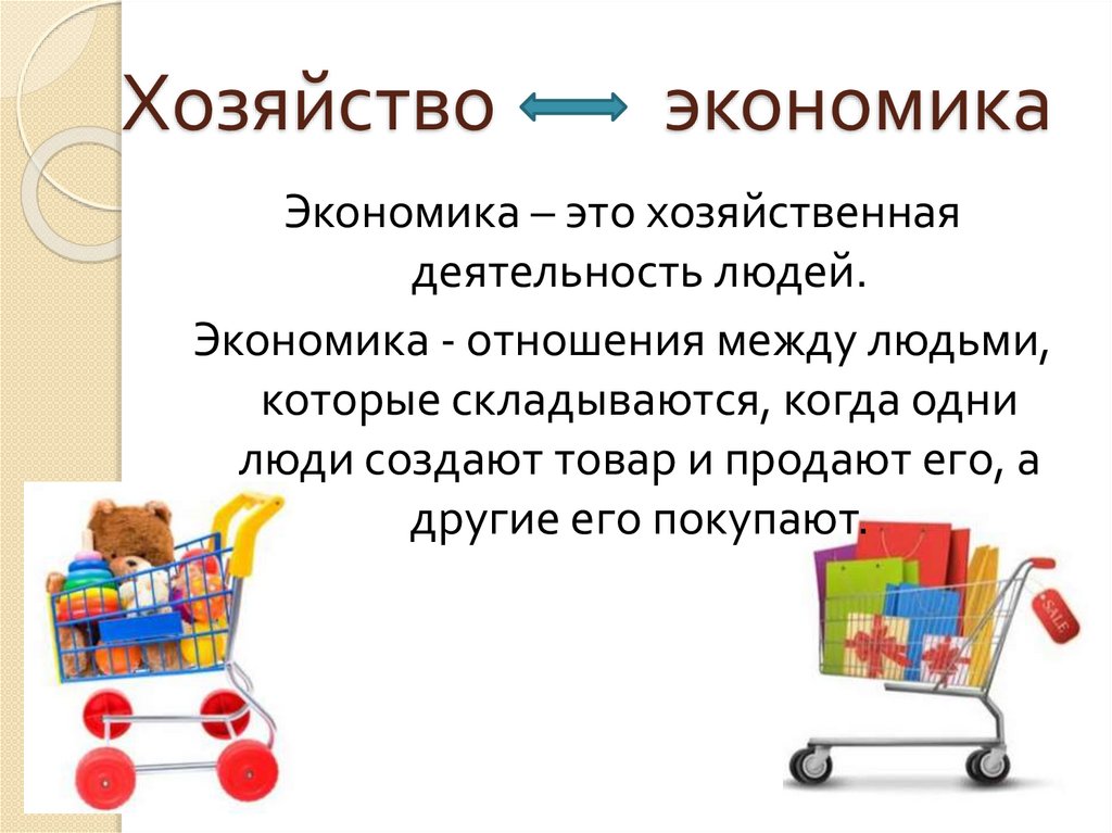 Хозяйство экономика