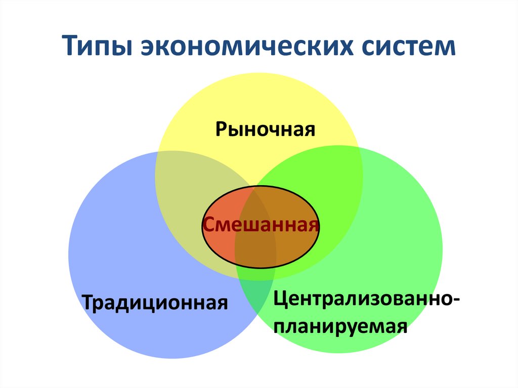 Типы экономических систем