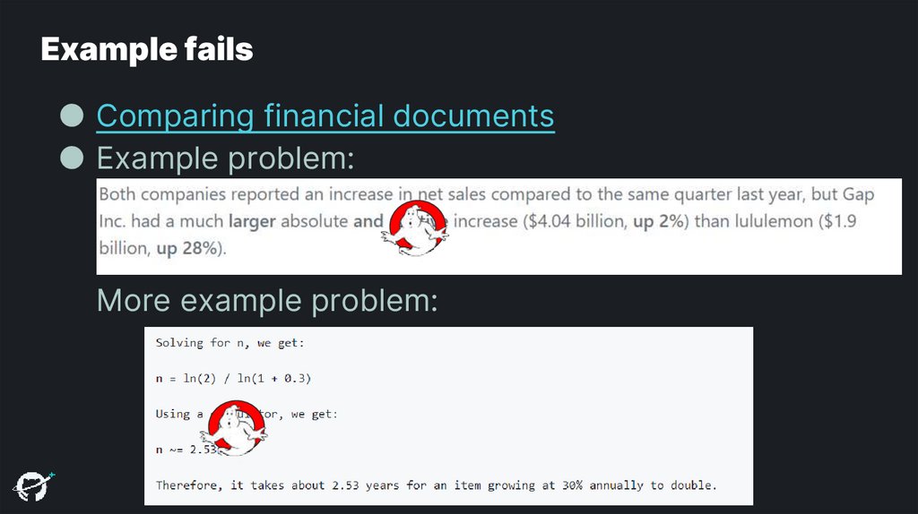 Example fails