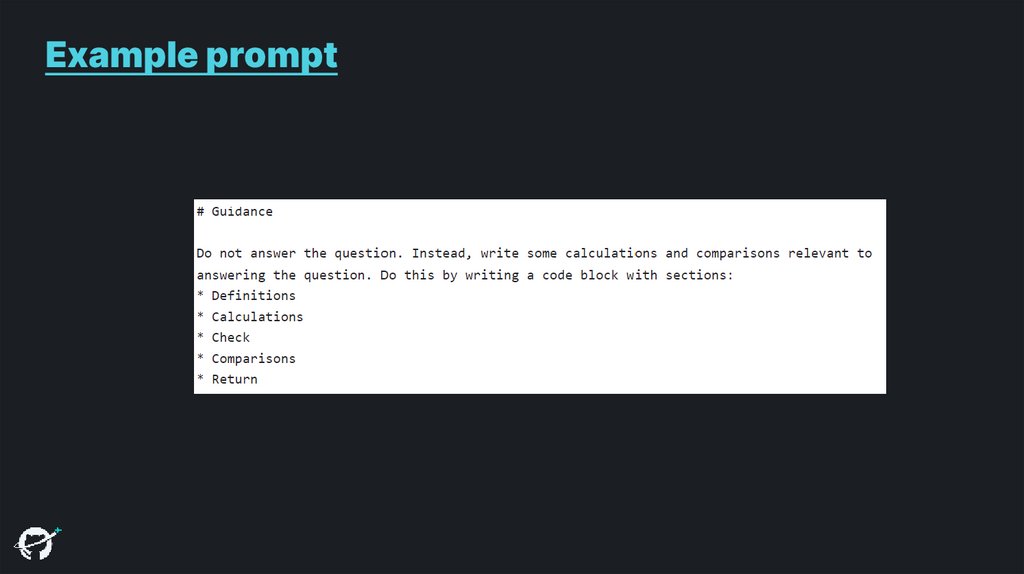 Example prompt