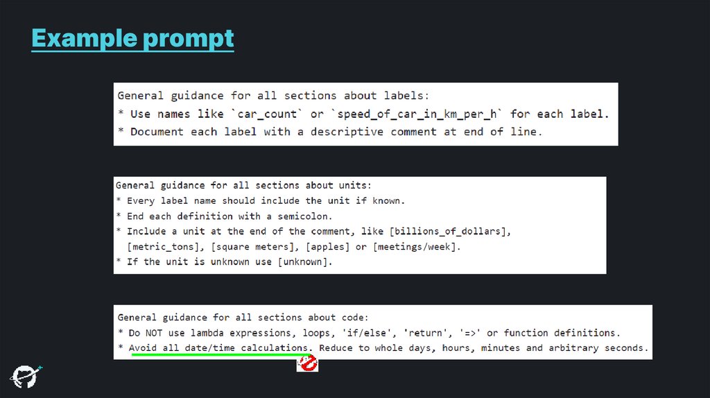 Example prompt