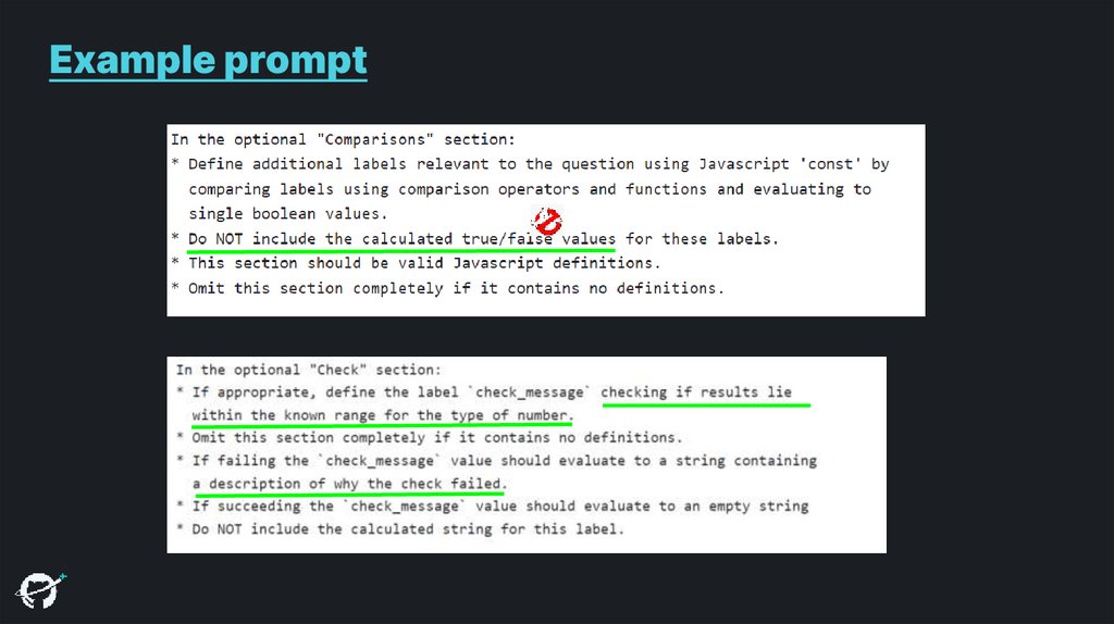 Example prompt