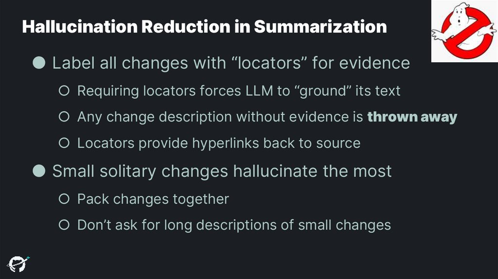 Hallucination Reduction in Summarization