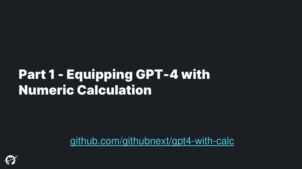 Part 1 - Equipping GPT-4 with Numeric Calculation