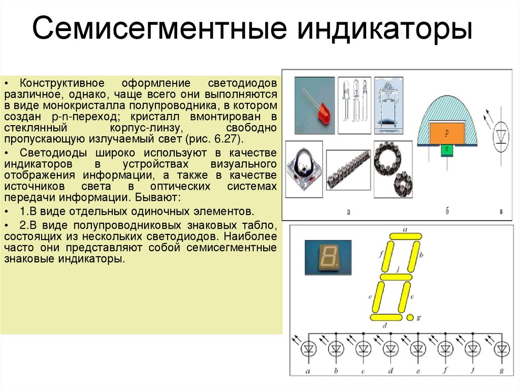 Семисегментные индикаторы