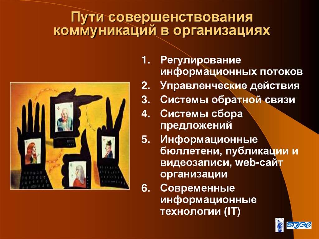 Пути совершенствования коммуникаций в организациях
