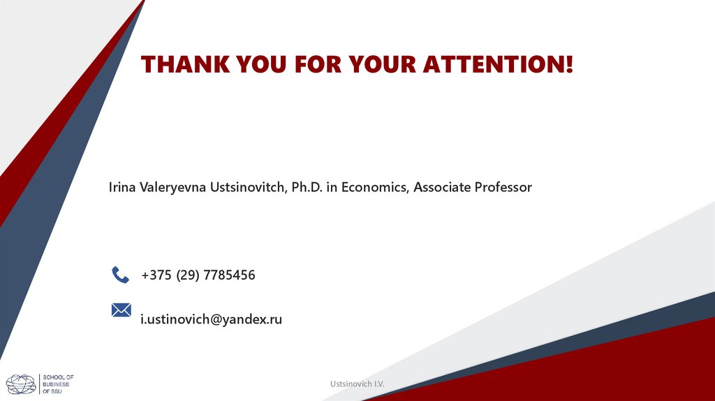 Thank you for your attention!