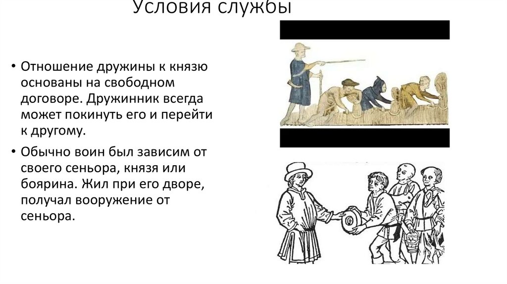 Условия службы