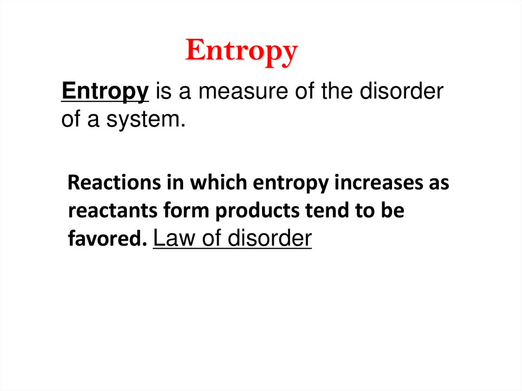 Entropy