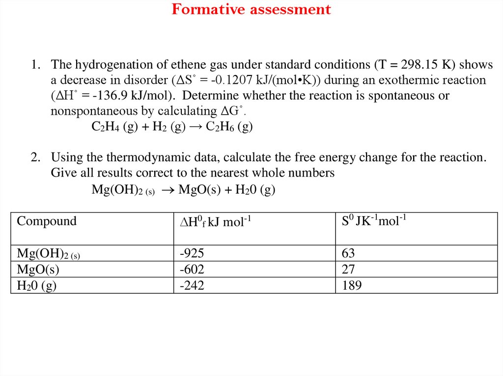 Formative assessment