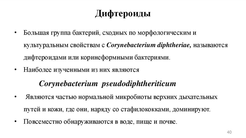 Дифтероиды