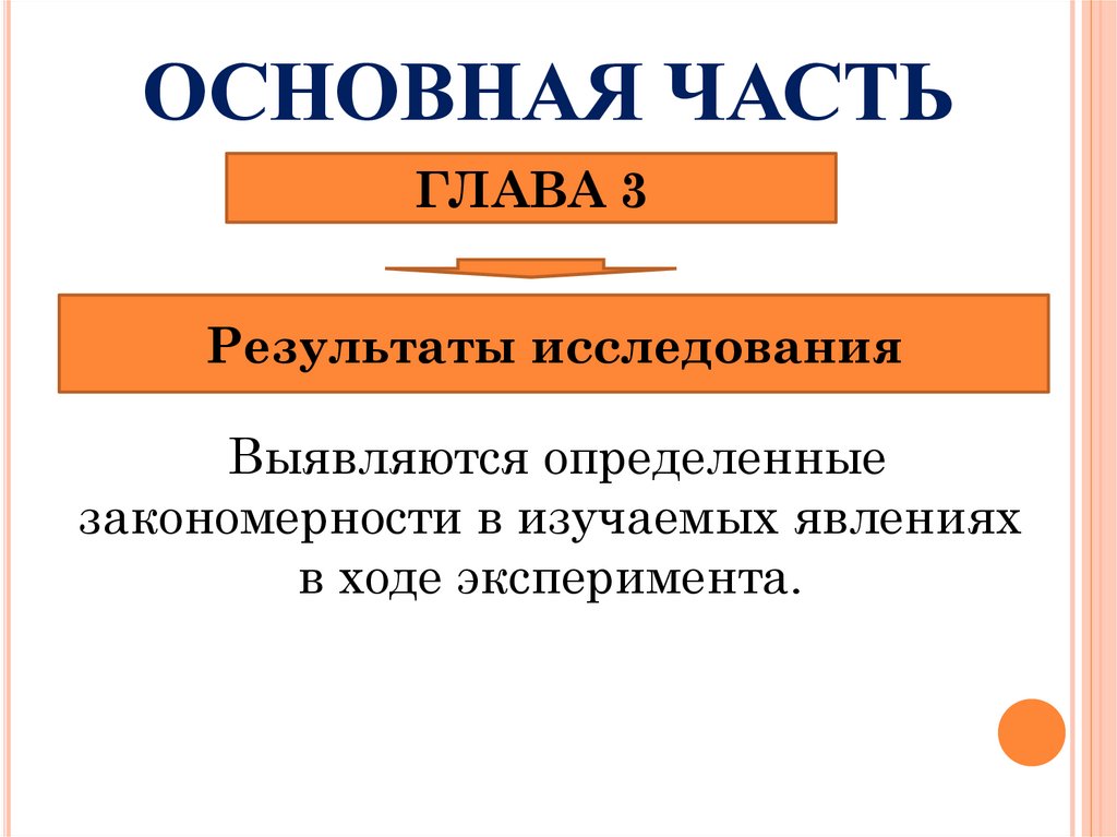 ОСНОВНАЯ ЧАСТЬ