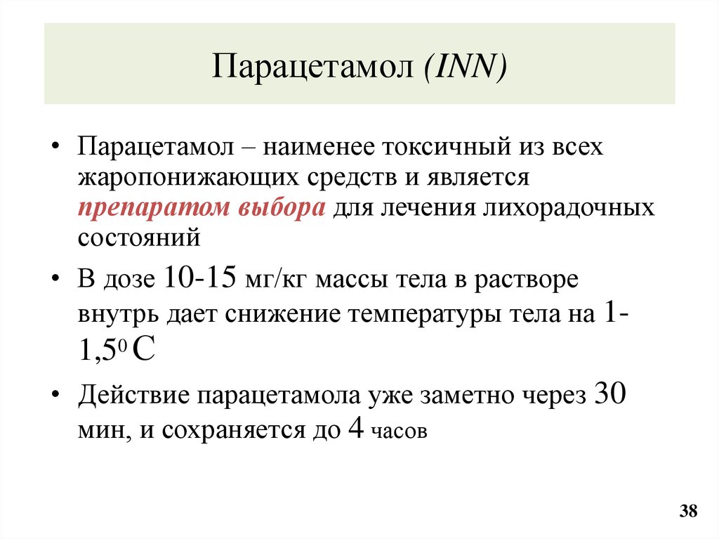 Парацетамол (INN)
