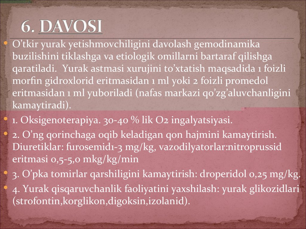 6. DAVOSI