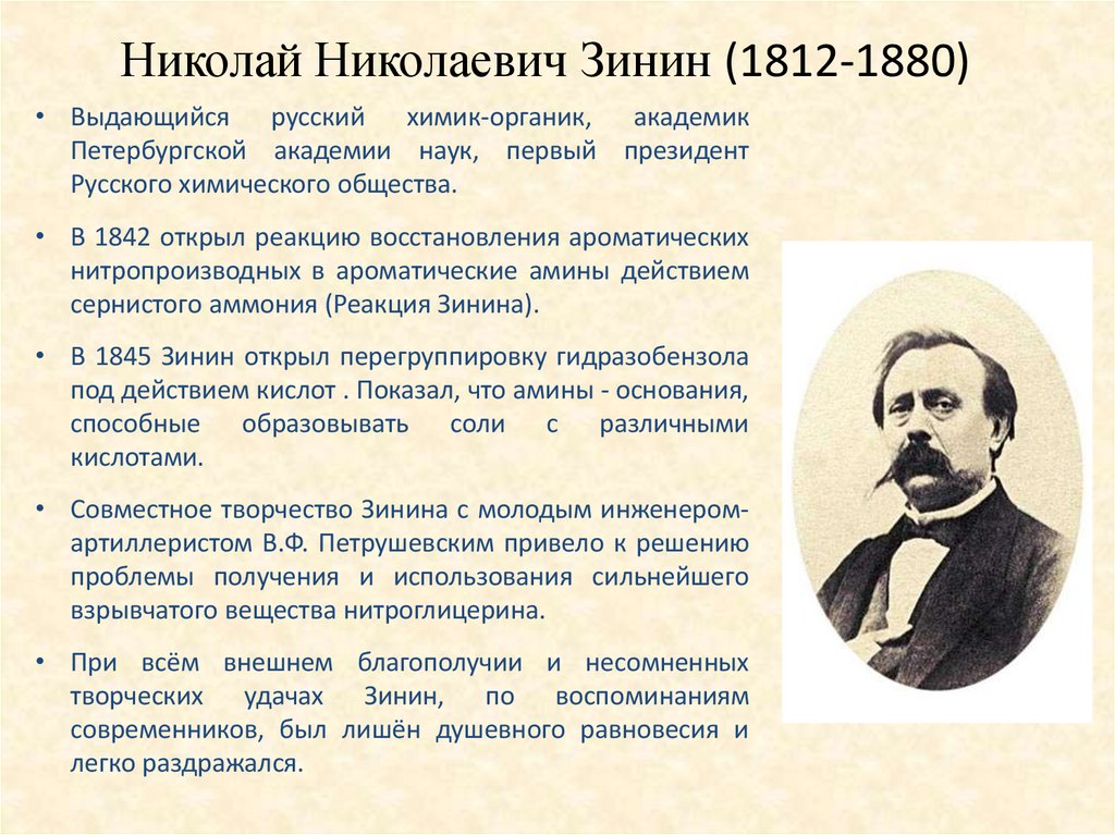 Николай Николаевич Зинин (1812-1880)