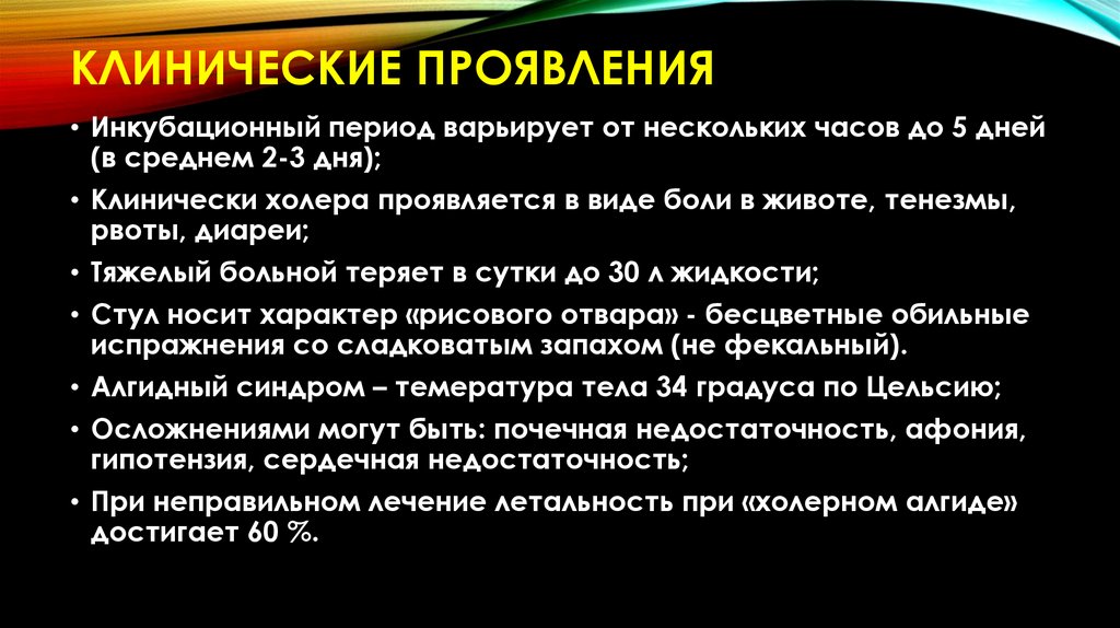 Клинические проявления