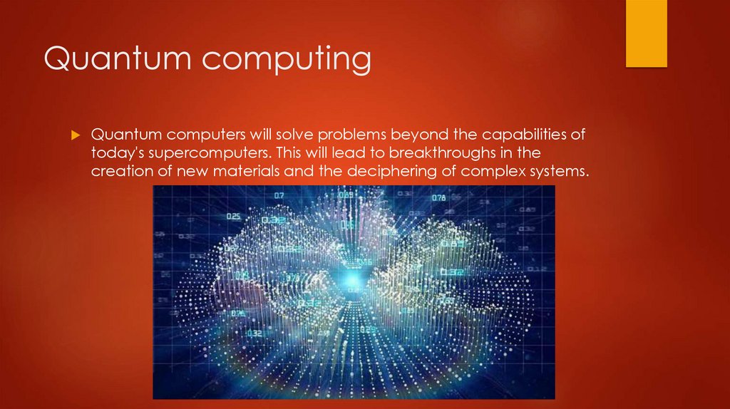 Quantum computing
