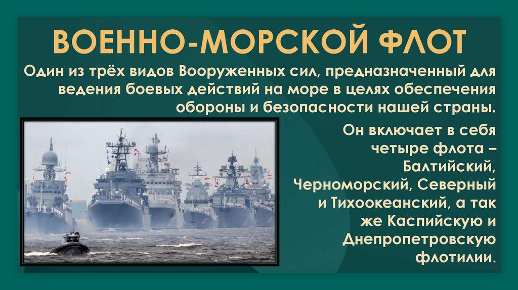 ВОЕННО-МОРСКОЙ ФЛОТ