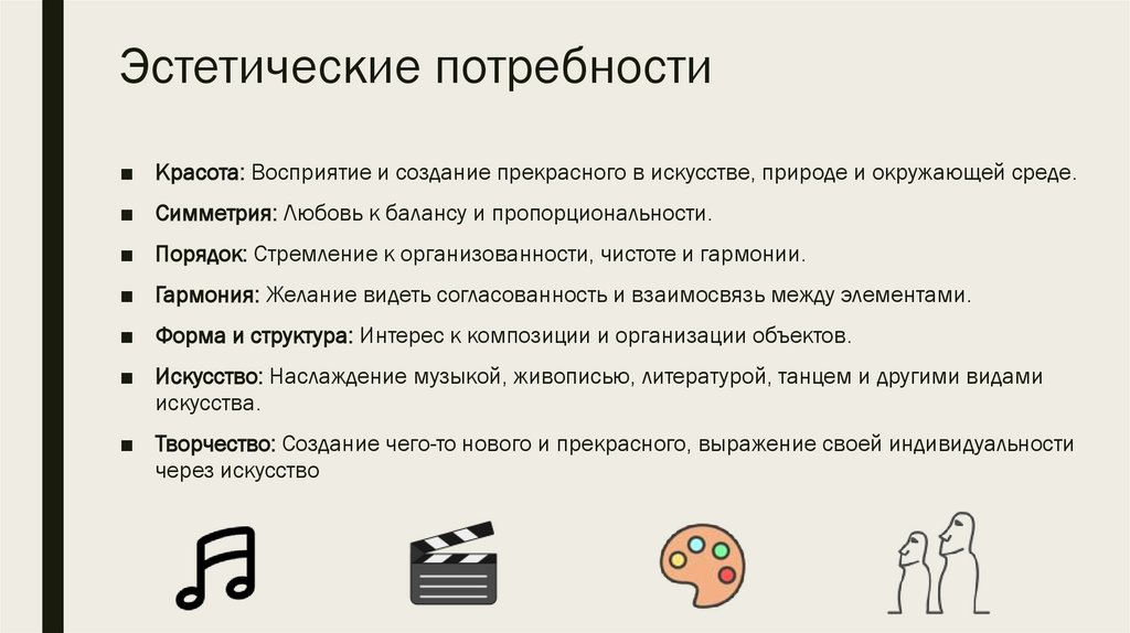 Эстетические потребности