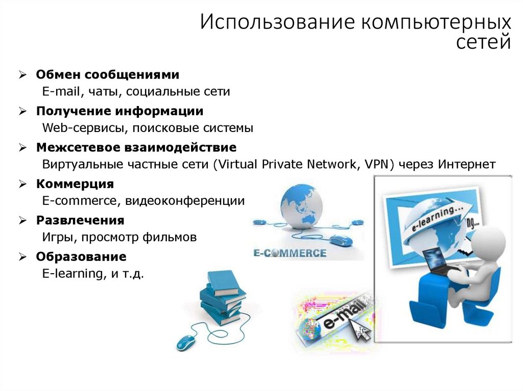 Использование компьютерных сетей