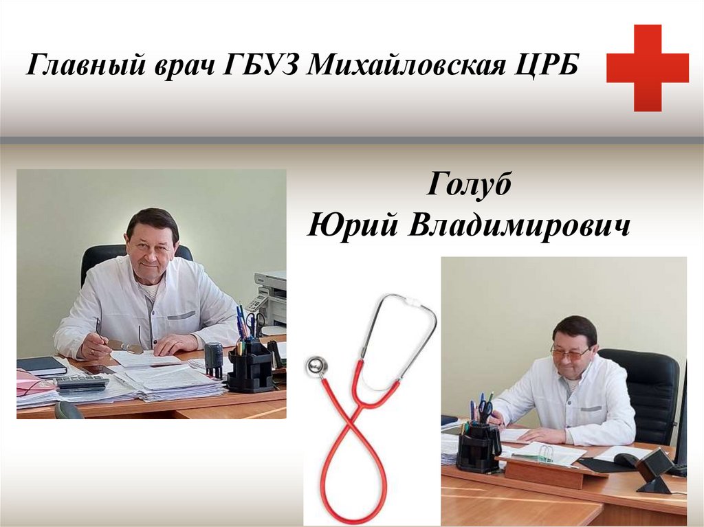 Главный врач ГБУЗ Михайловская ЦРБ
