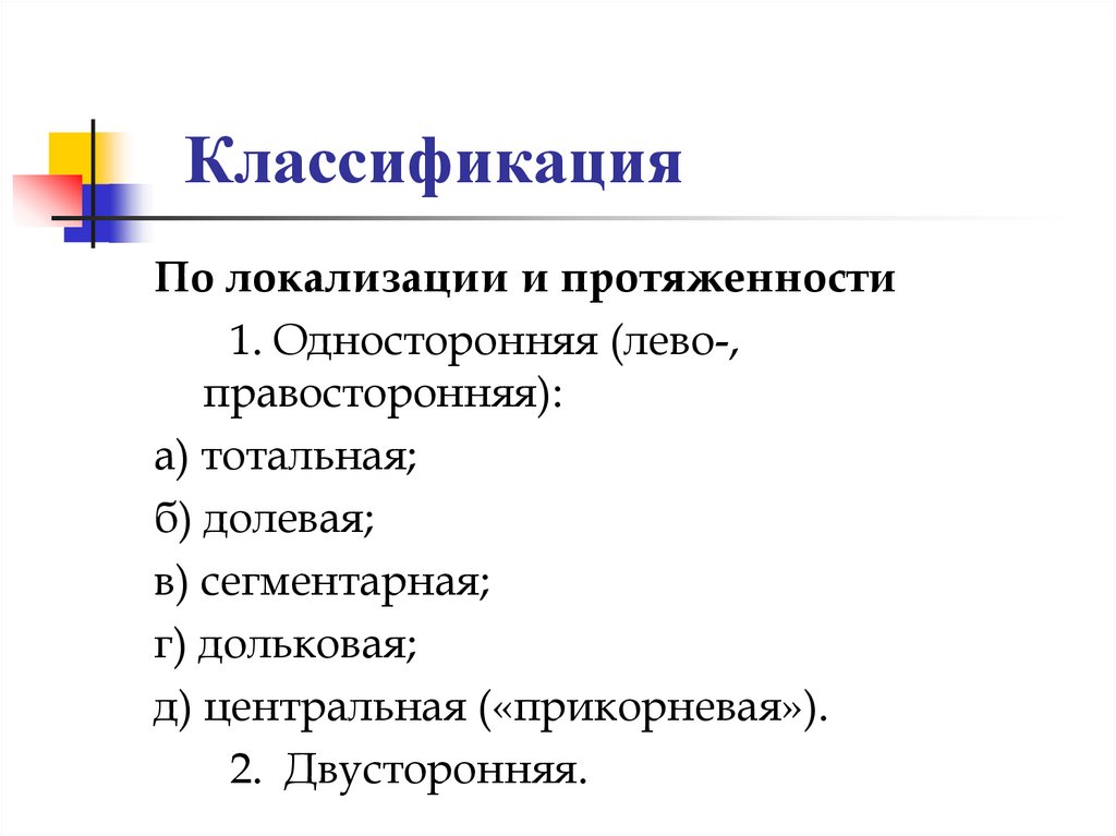 Классификация