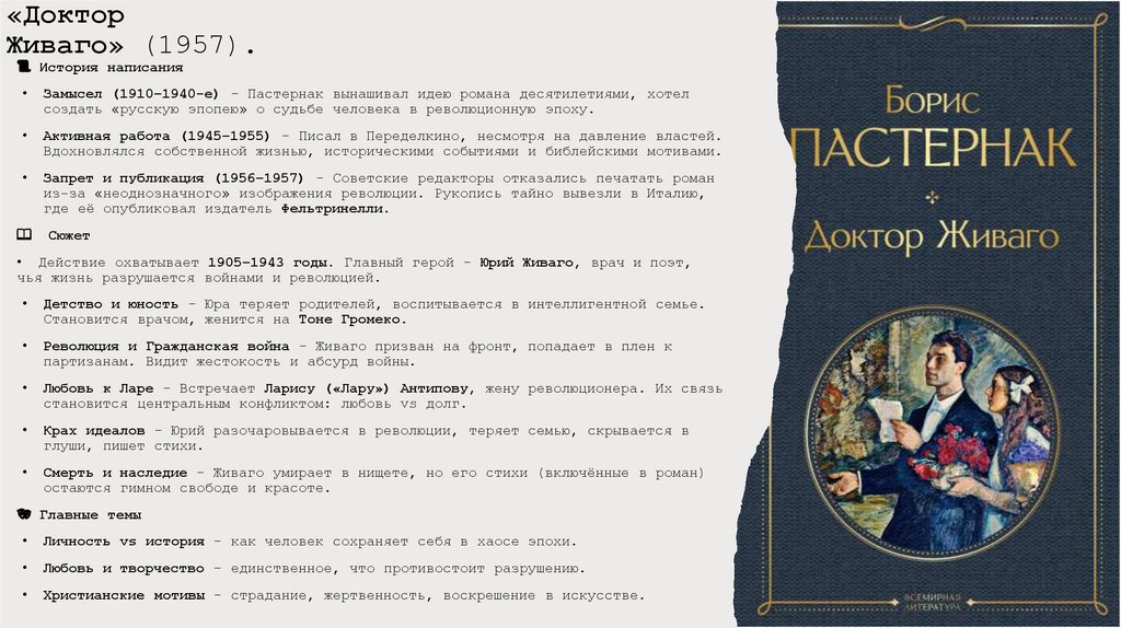 «Доктор Живаго» (1957).