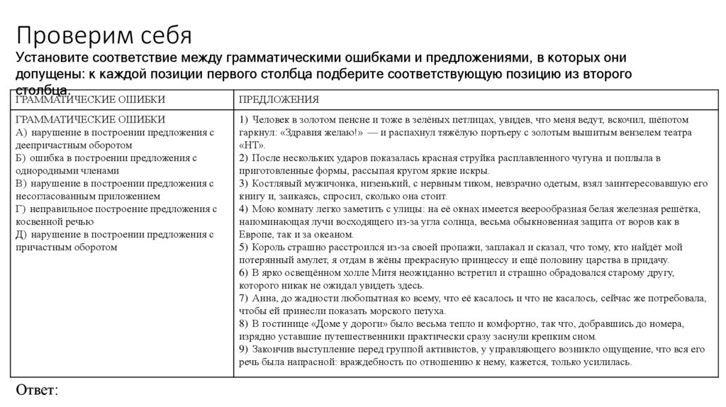 Проверим себя