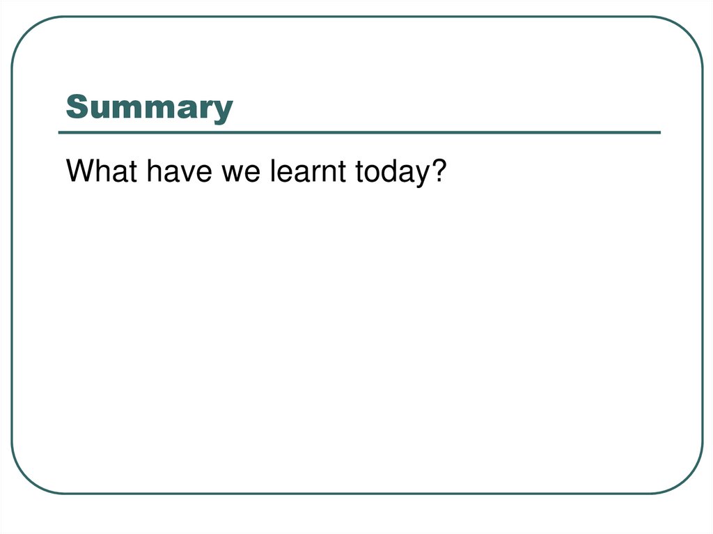 Summary