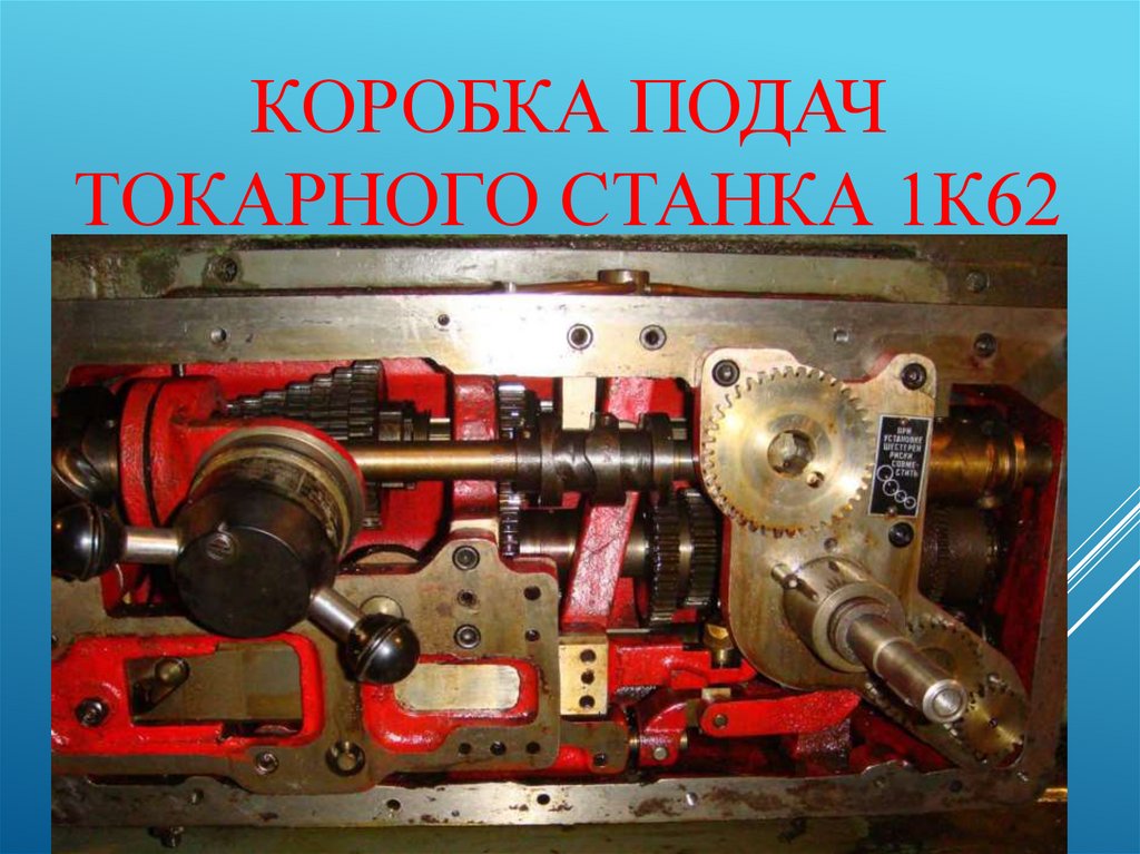 Коробка подач токарного станка 1К62