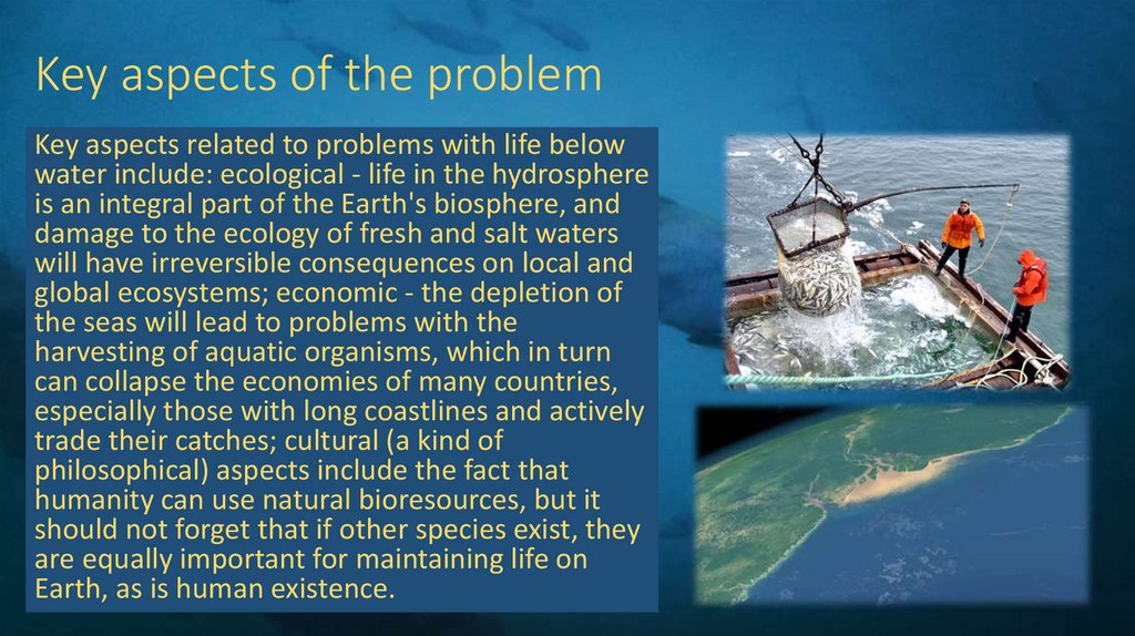 Key aspects of the problem