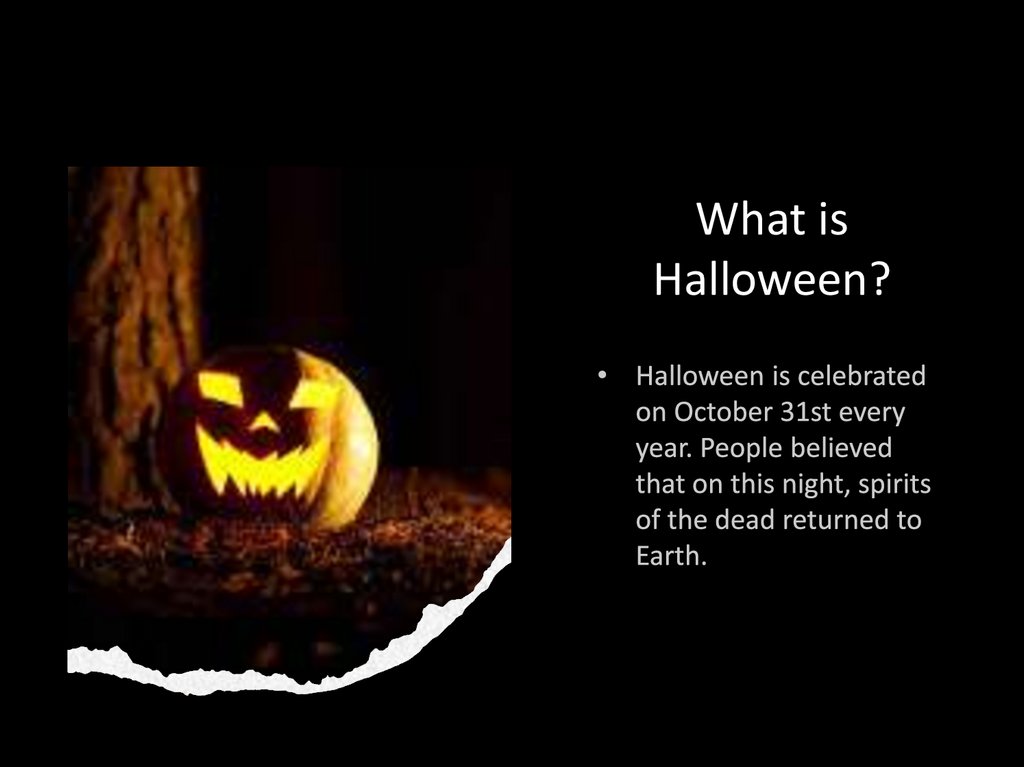 What is Halloween?