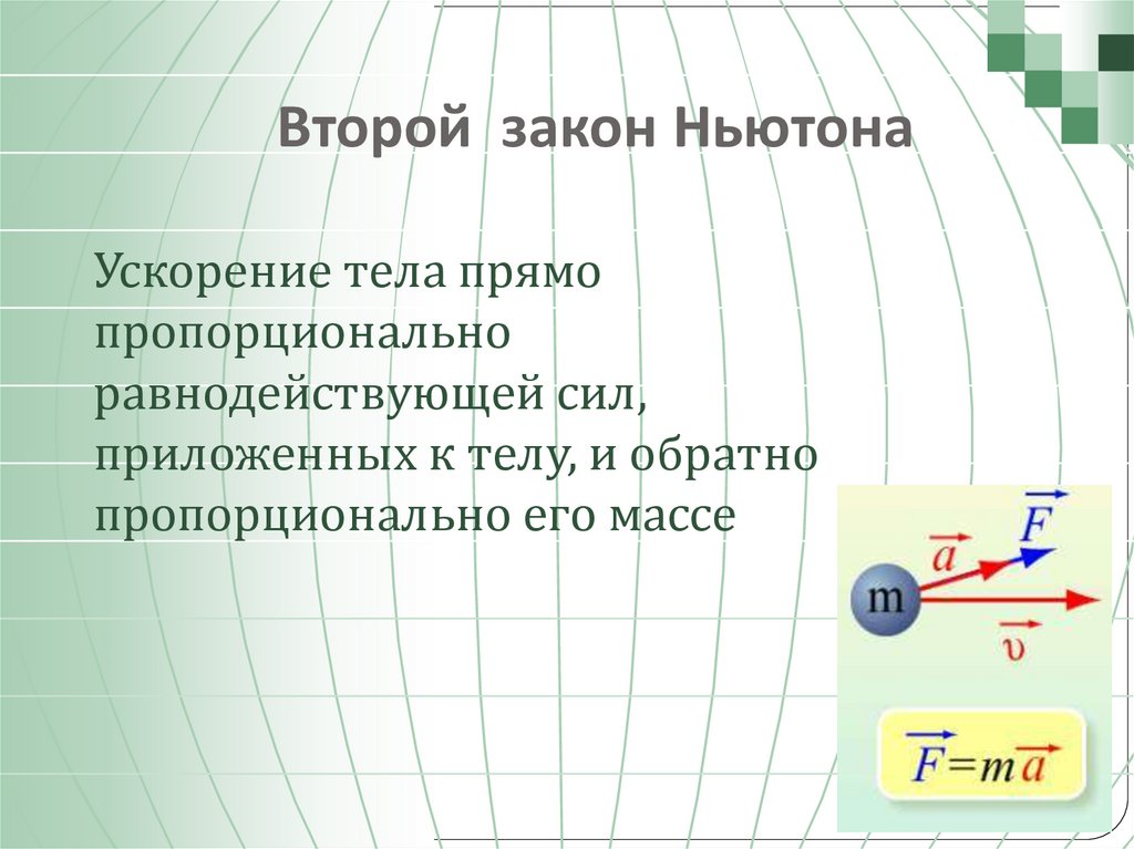 Второй закон Ньютона
