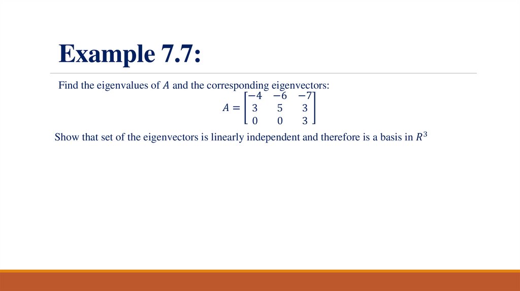 Example 7.7: