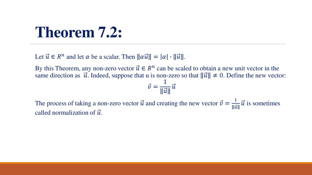 Theorem 7.2: