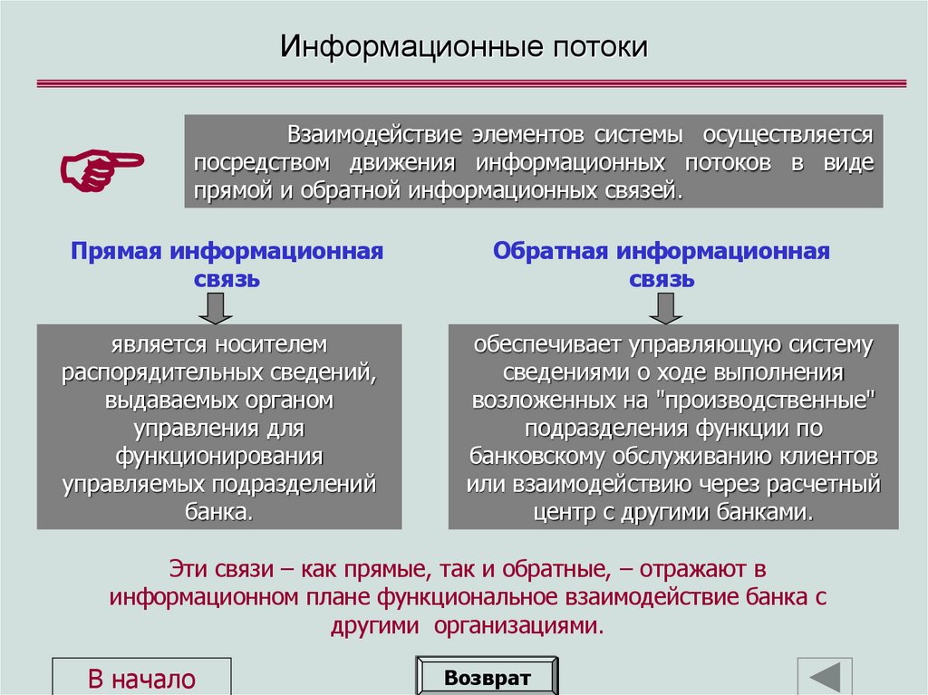 Информационные потоки