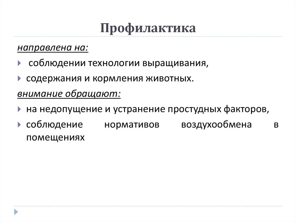 Профилактика