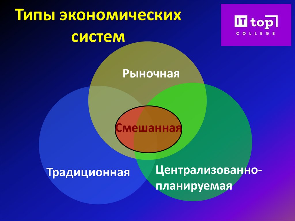 Типы экономических систем